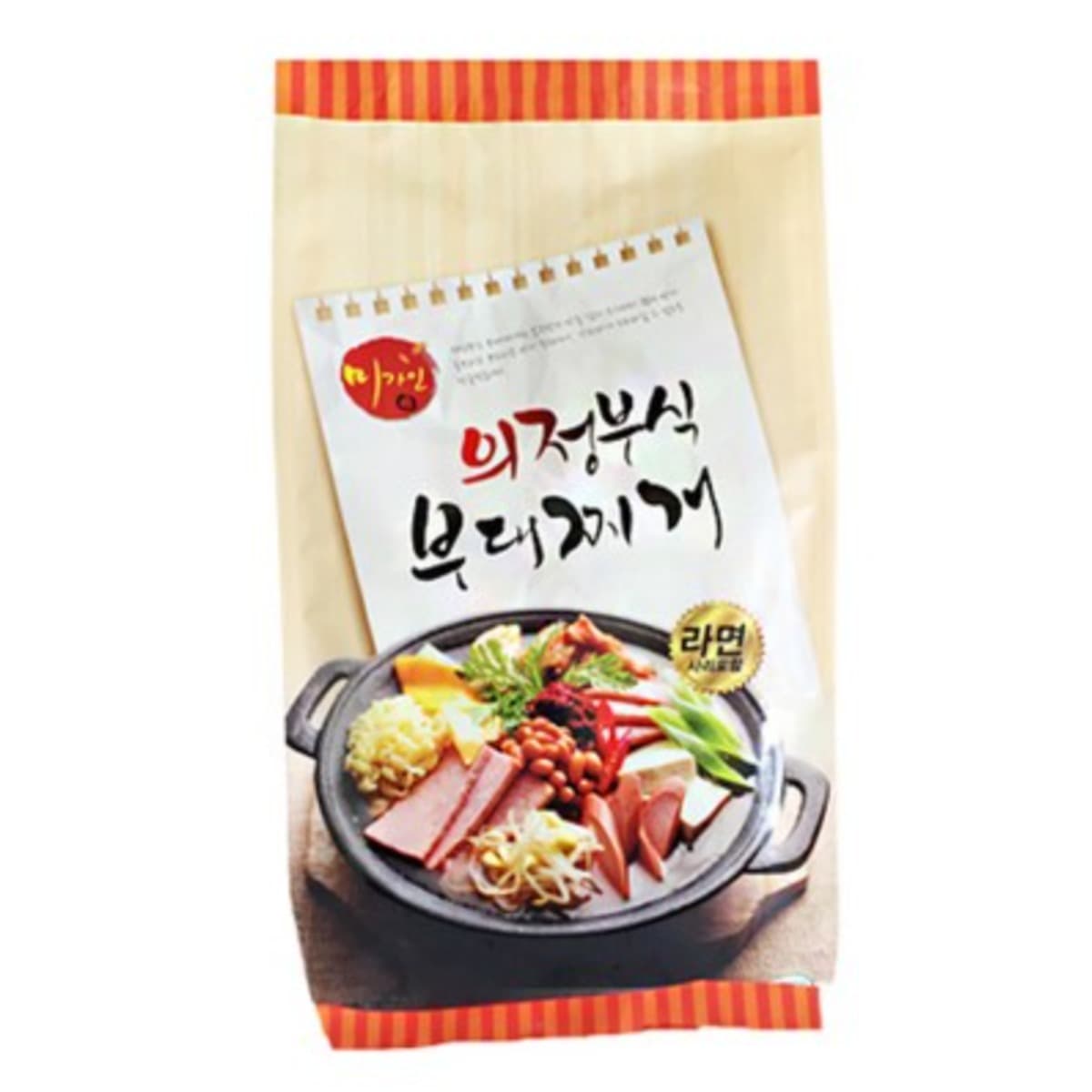 미가인 의정부식 부대찌개 밀키트 730g 라면사리 포함  4개