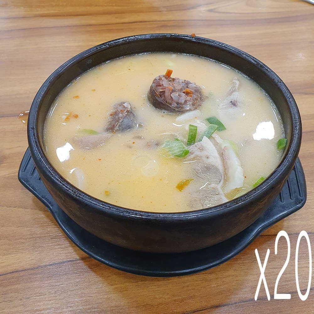 용가마 얼큰 순대국(특) 밀키트 순대 돼지 국밥  20개  700g