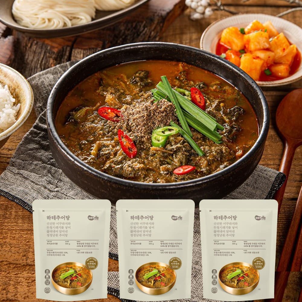 알렌백화점 남원추어탕 500g 국내산 미꾸라지 추어탕맛집 3팩 밀키트  3개