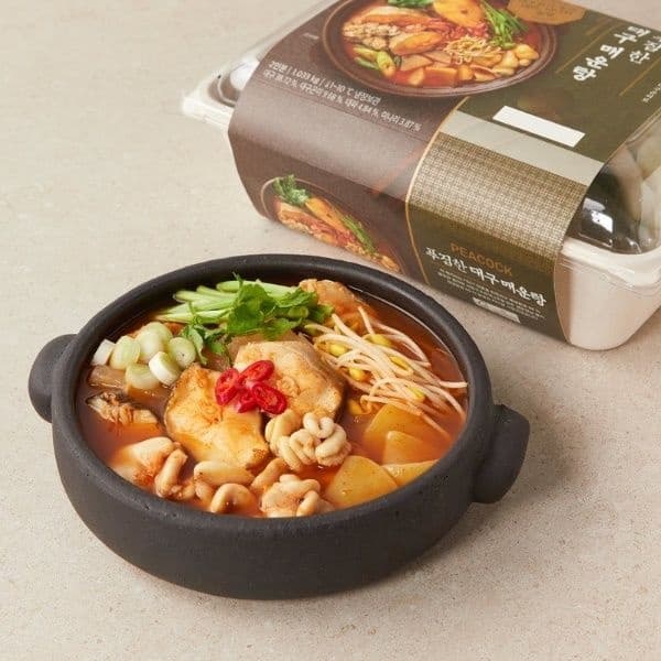 피코크 푸짐한 대구매운탕 1.033kg 1개 간편식 밀키트 저녁 캠핑 요리