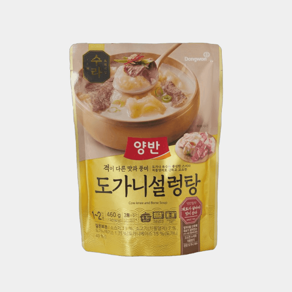 양반 수라 도가니설렁탕 460g 1개 밀키트 캠핑 저녁 집들이