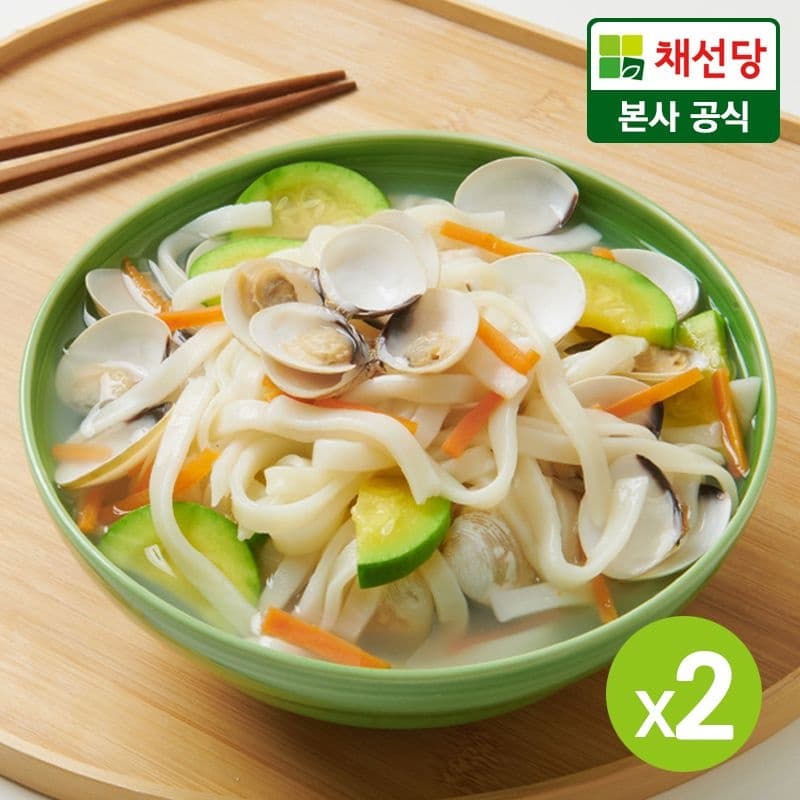 [채선당] 백합칼국수 밀키트 990gx2세트