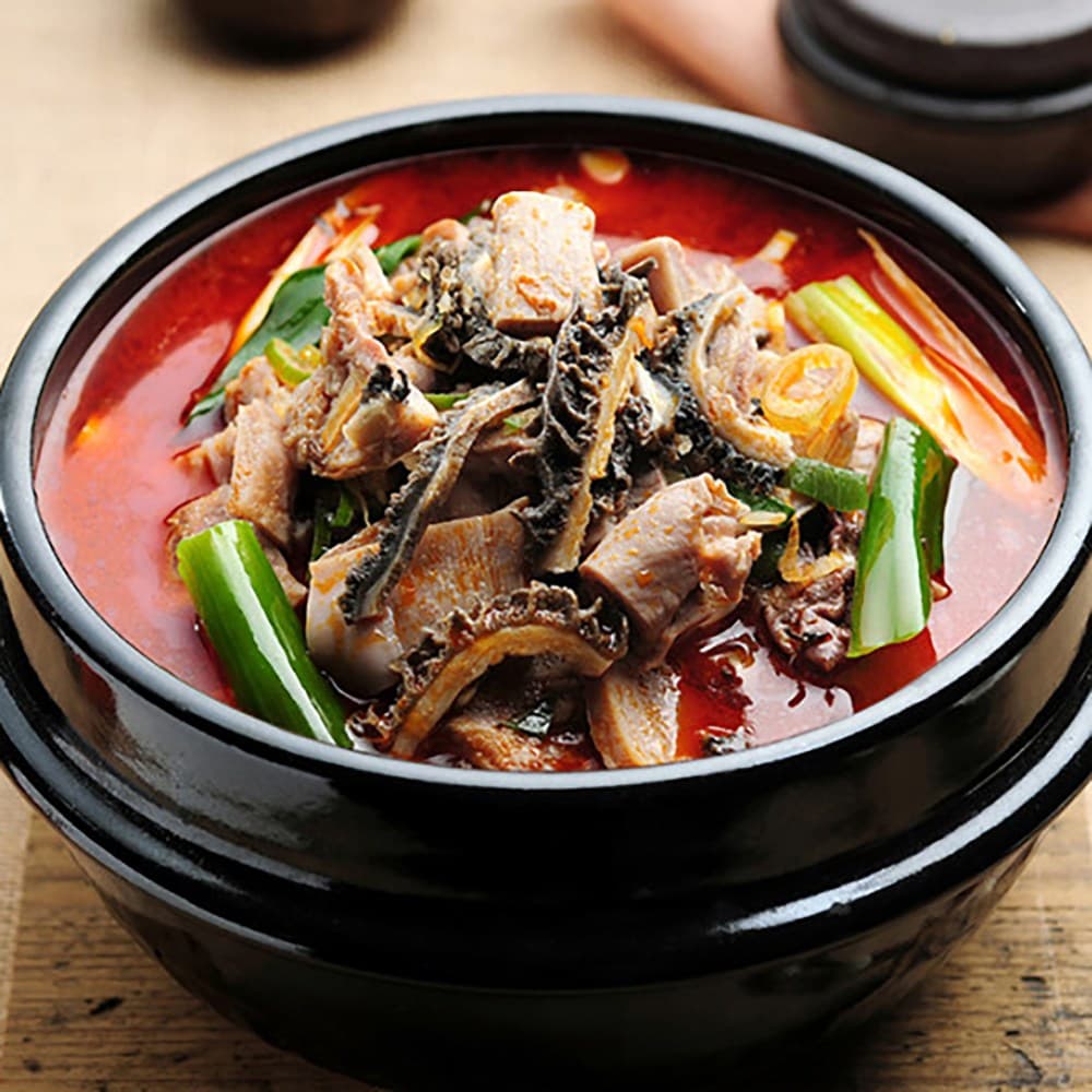 정통 가마솥으로 푹 끓인 시래기 소내장탕 밀키트 국밥 영양 보양식  3개  630g