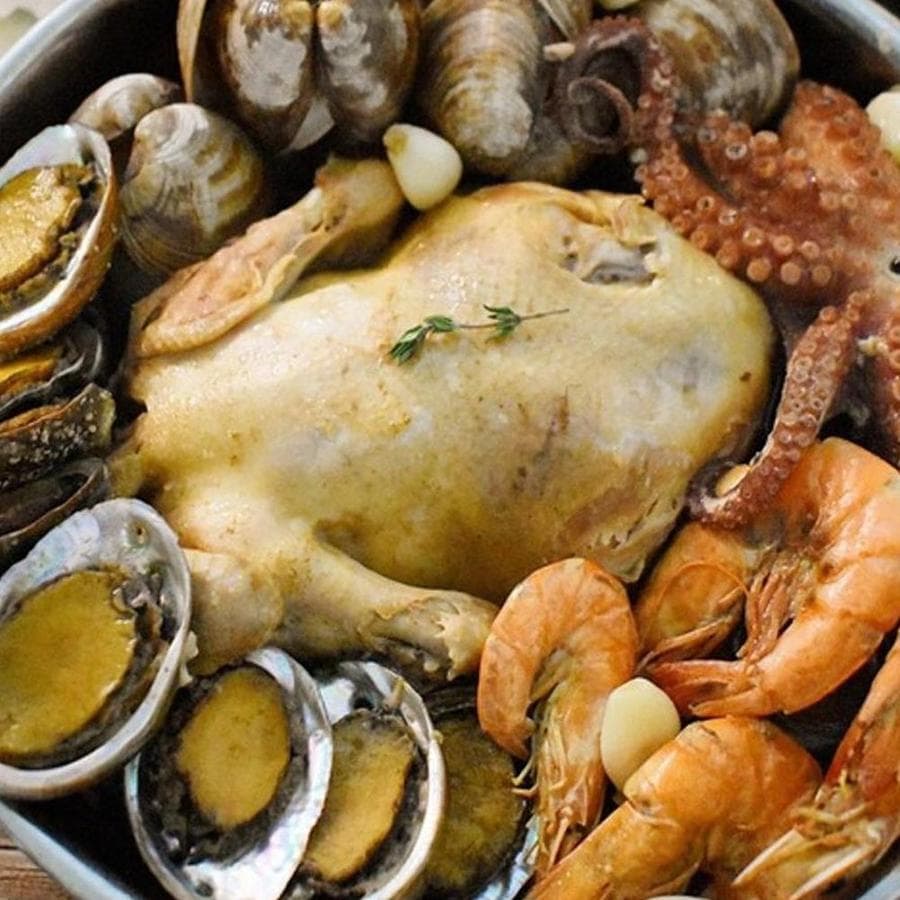 삼계탕 문어 해신탕 삼계탕 해신탕 몸보신 밀키트 탕