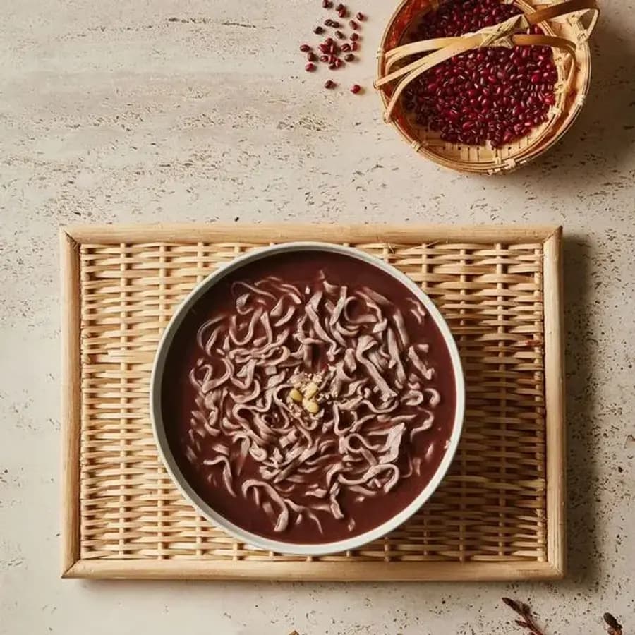 [NS홈쇼핑]담꽃 국산 팥으로 만든 팥칼국수 밀키트 4인분[35451459]