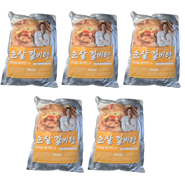 순살 갈비탕 보양식 밀키트 600g, 5개