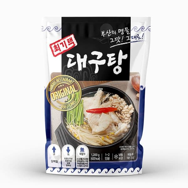 대구탕밀키트 1.2kg, 1개