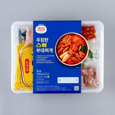 [Express] [밀키트] 홈밀 푸짐한 스팸 부대찌개 1120G