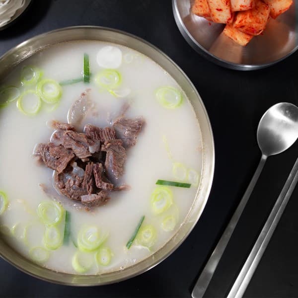 디유 설렁탕 600g 5팩 간단한 밀키트 캠핑음식 즉석국 간편식 국밥  간편조리식품, 텐바이텐