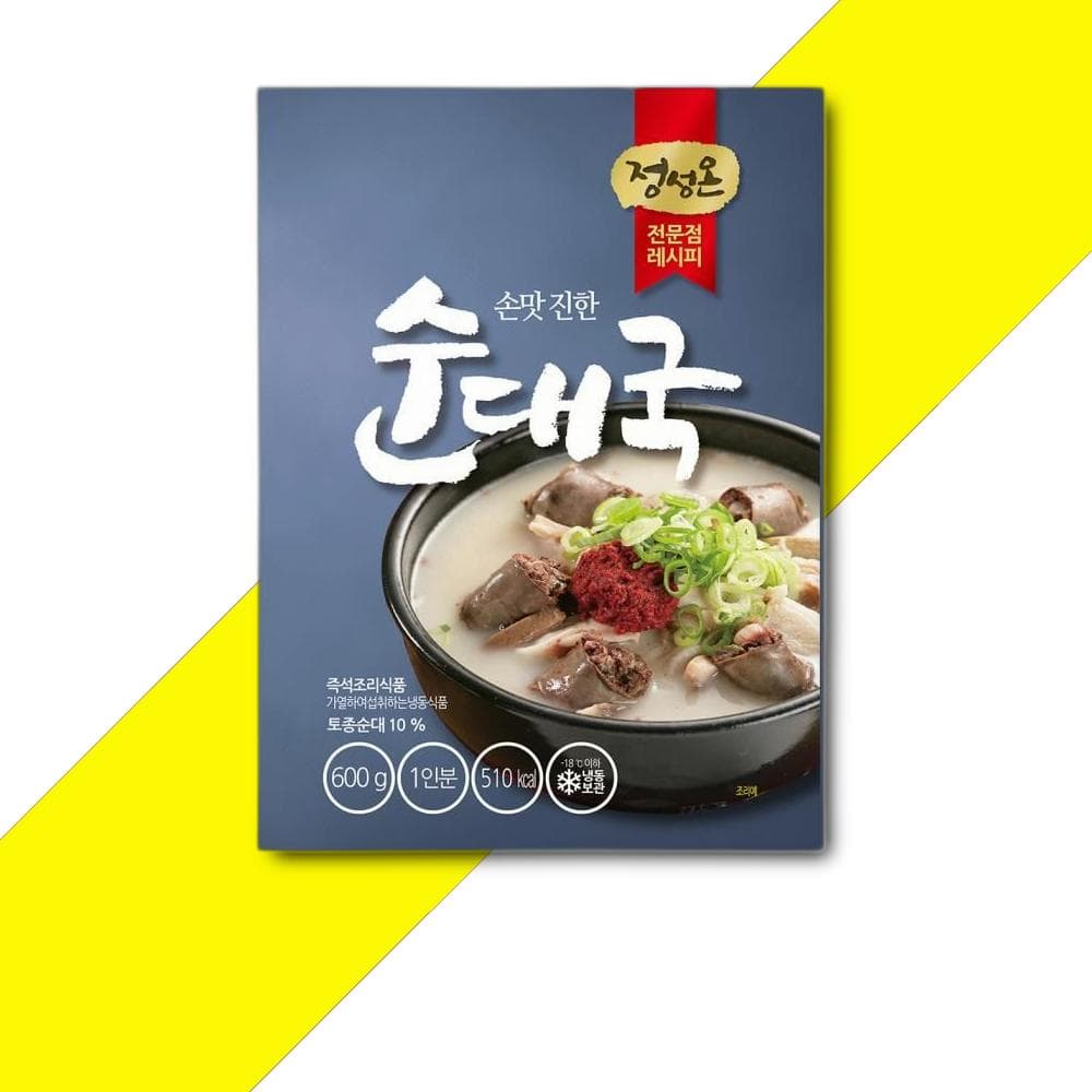 초원식품 초원 순대국 600g x5개 순대국밥 순댓국 간편식 술국 초원순대국