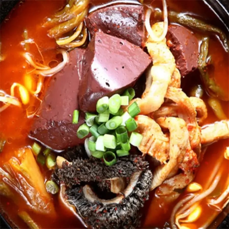 [맛] 밀키트 한우선지해장국1.13KG X2개 소내장탕