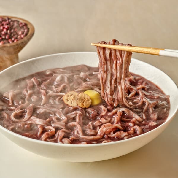 김씨언니마켓 (현대Hmall)담꽃 팥칼국수 밀키트 4인분 (780gX2봉) 국내산 팥