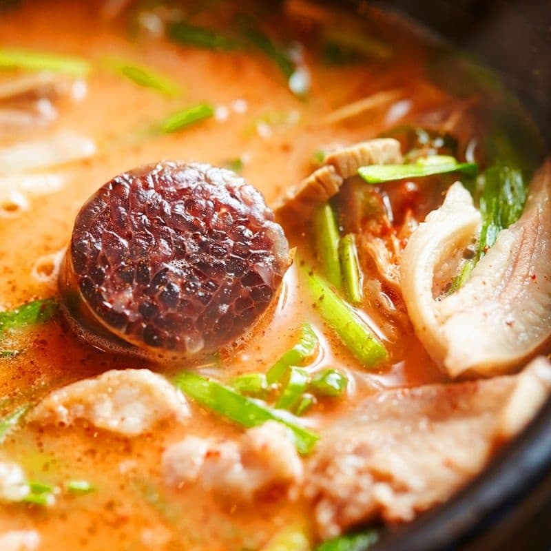 물만넣고끓여먹는 얼큰 순대 국밥 밀키트 150g 10개