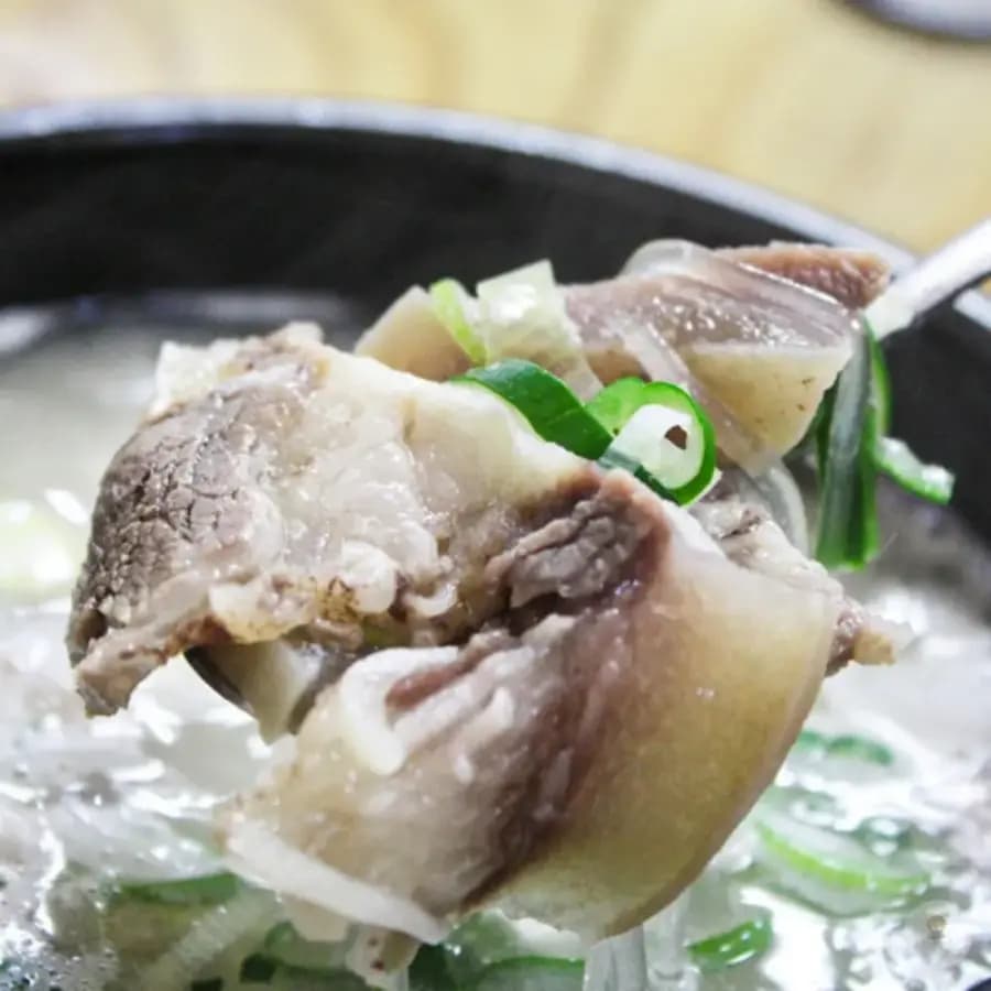 한우사골도가니탕 500G 3팩 스지 곰탕 밀키트