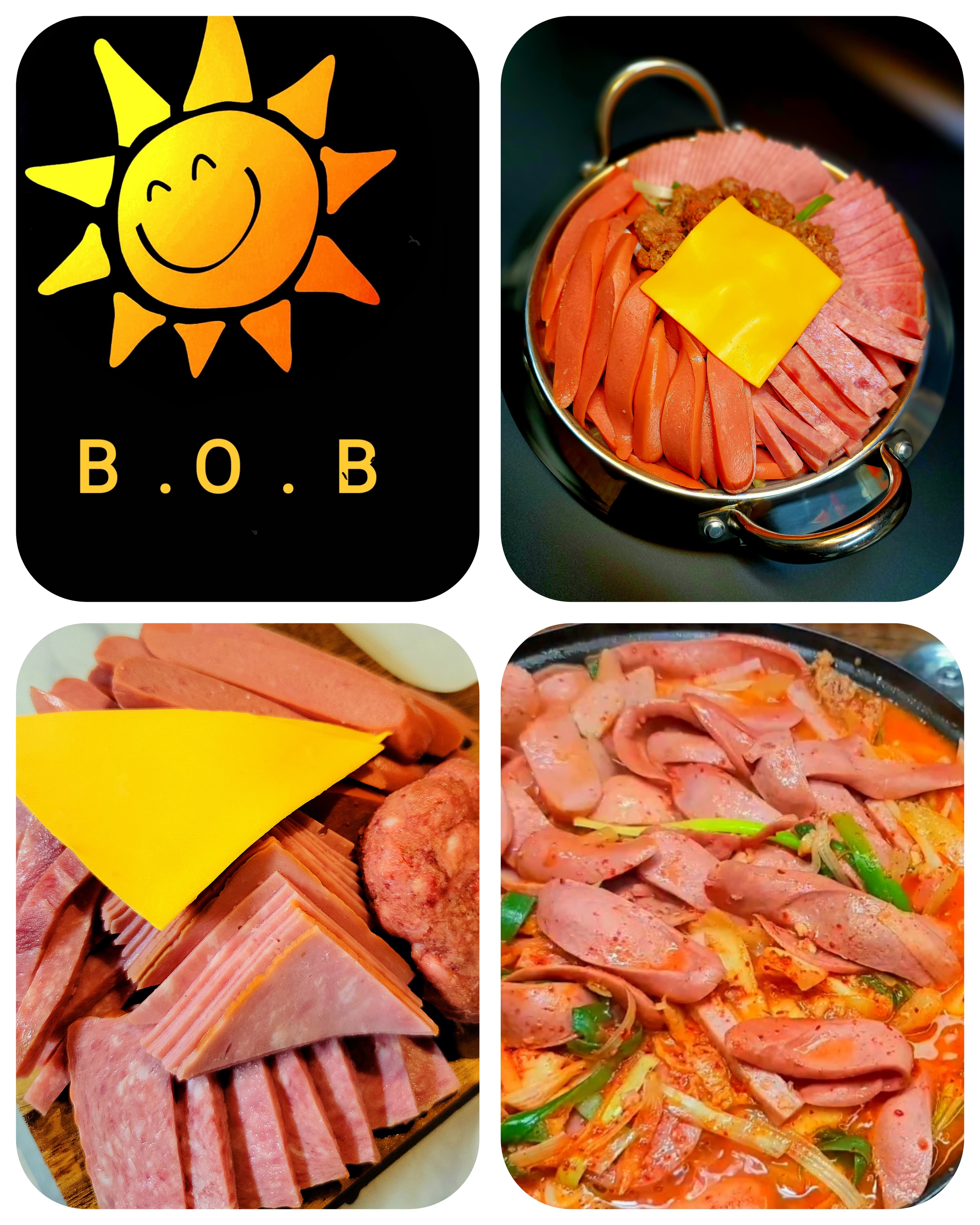 비오비 햄폭탄부대찌개 밀키트 (대/ 중 17,000원 (선택가능))