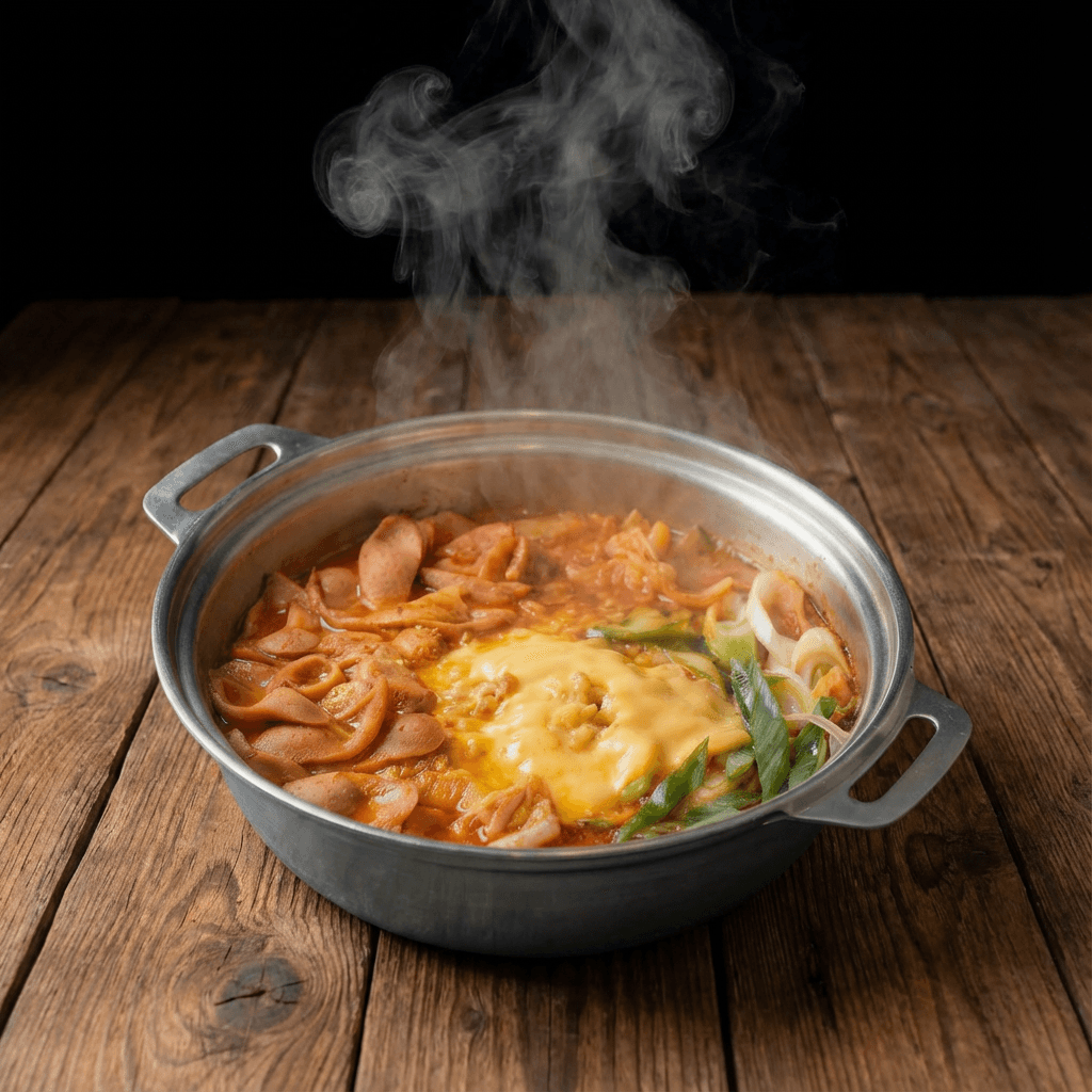엉클존슨부대찌개 존슨탕 캠핑용 밀키트 라면사리 포함 1.5인분 1.1kg