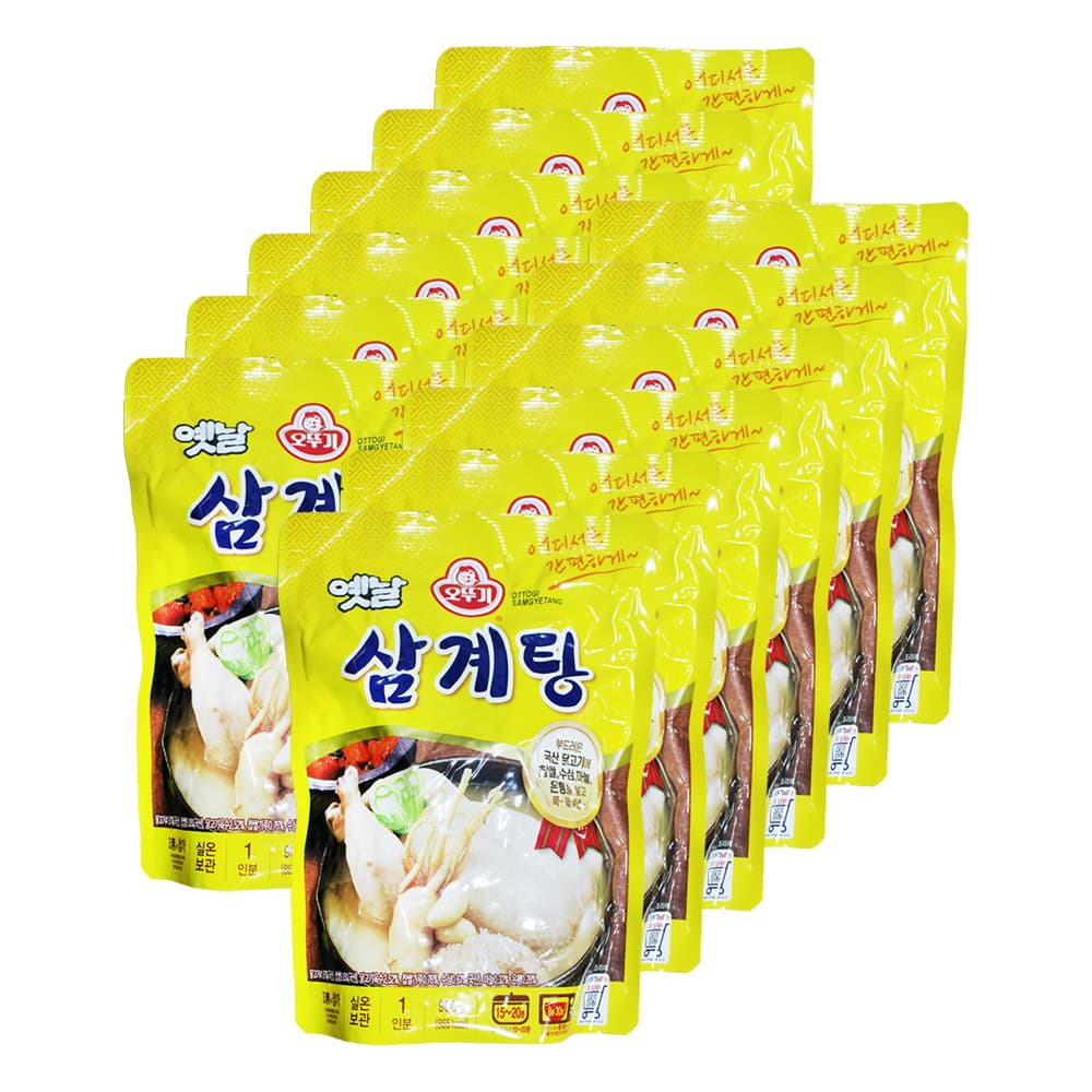 오뚜기 옛날 삼계탕 900g 12개 즉석국 즉석탕 간편식