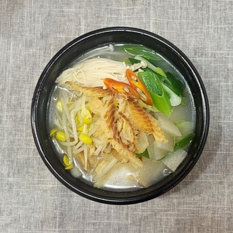 윤실네 진부령 국내산 황태 해장국 국밥 황태 구이 2인분 혼밥 밀키트 캠핑 간편식