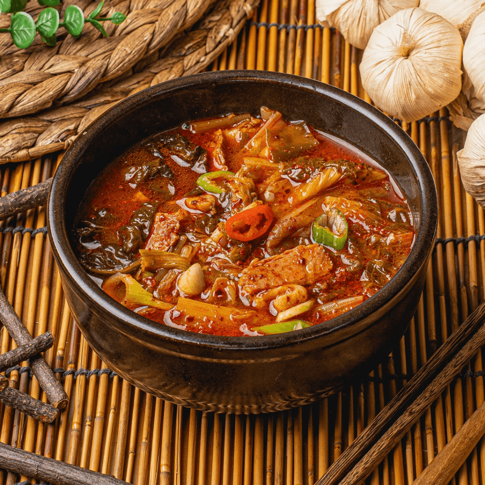 장터국밥 원팩 혼밥 자취 밀키트 원팩 1인분 간편식 진한국물 사골국물 캠핑음식 소고기