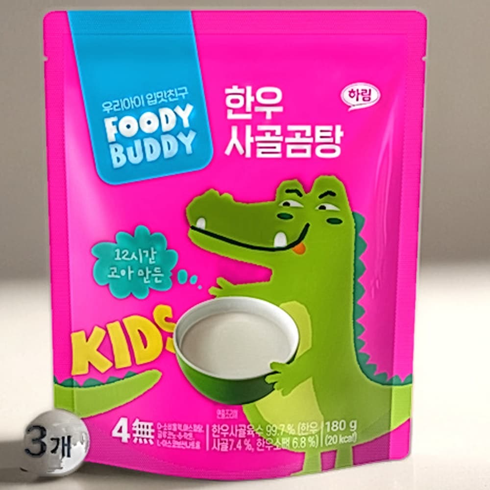 아기 곰탕 한우 사골 곰탕 육수 곰국 밀키트 180g 6개