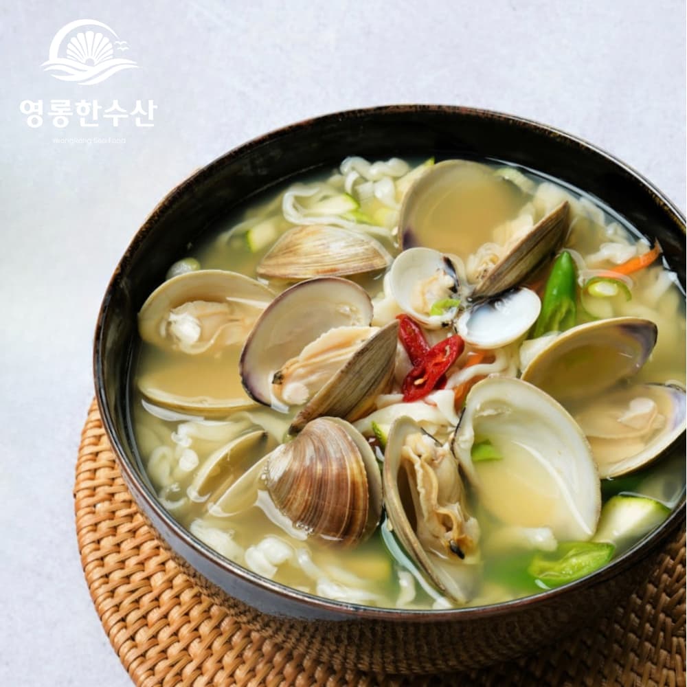 1인분 백합 칼국수 밀키트 (간편조리)