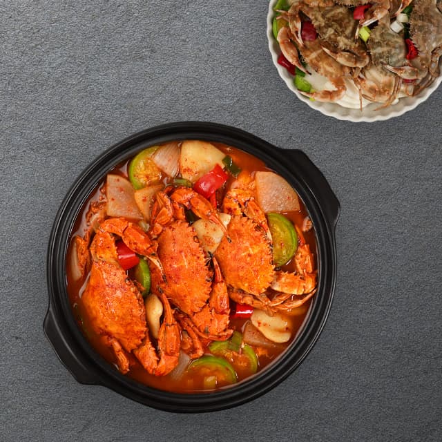 셰프애찬 돌게 매운탕 캠핑요리 밀키트 1kg, 1개