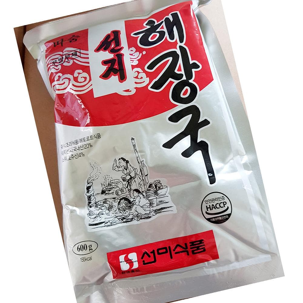 선미 선지 해장국 600g X5 식자재 국 탕 간편식