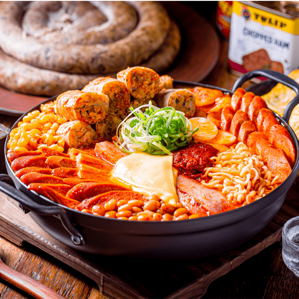 [빨간음식연구소] 순대폭격 부대찌개 밀키트 720g (2~3인분)