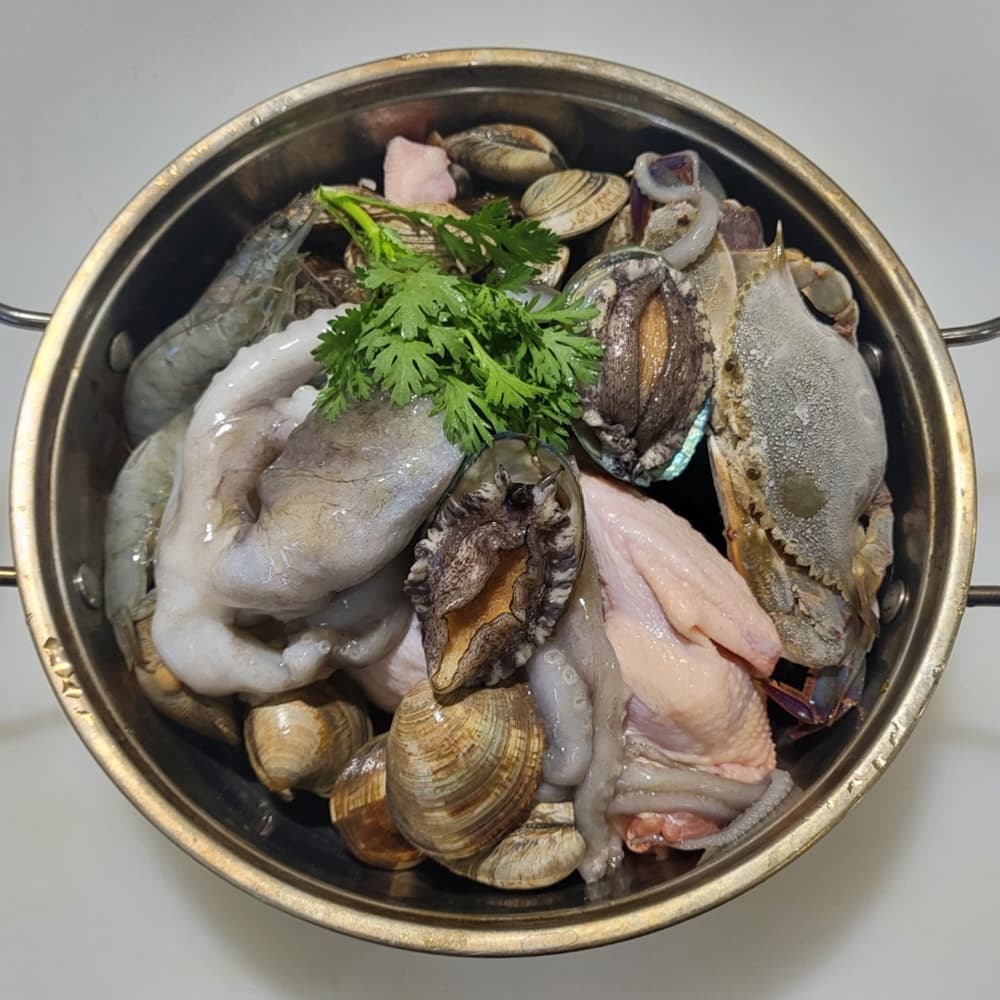 [힘찬바다] 해신탕 몸보신 밀키트 해신탕만들기 3인분