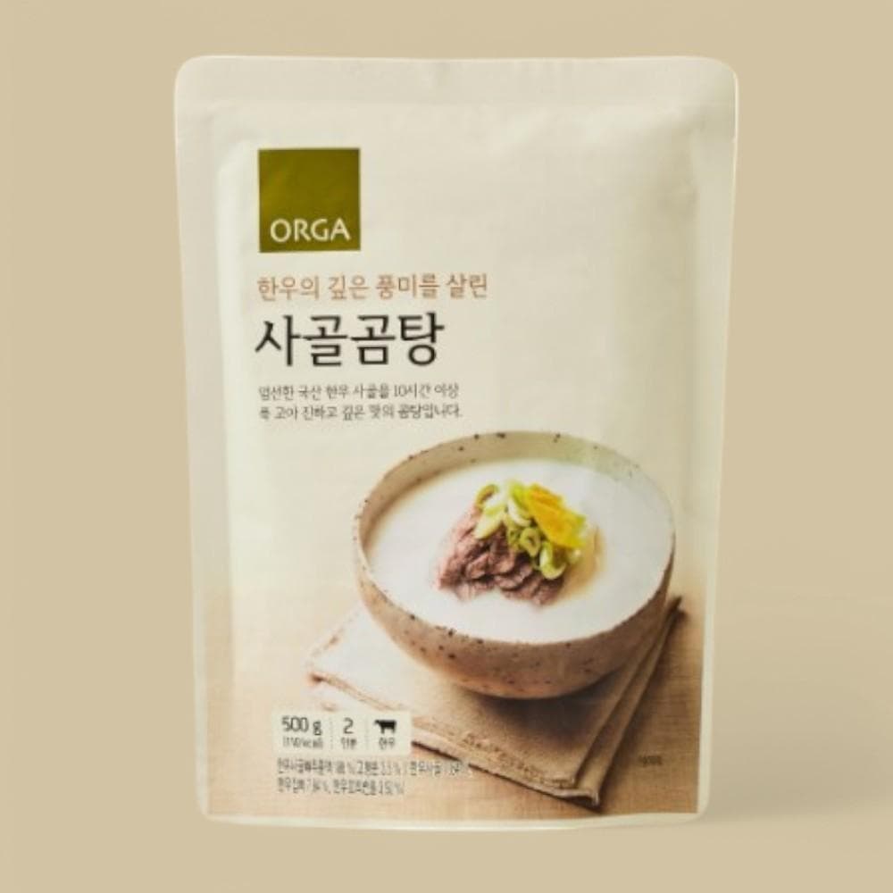 올가 사골곰탕 일품 밀키트 즉석국 500ml