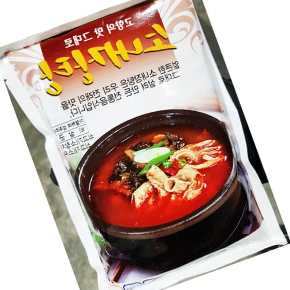 스토어픽시 가정 식당용 밀키트 내장탕(팔도 냉동 600g) X5