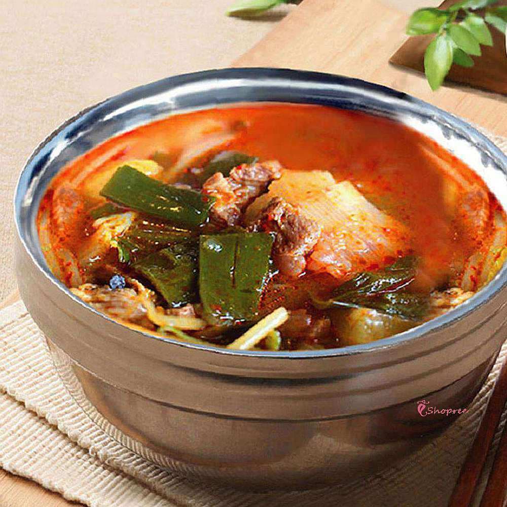 백암골식품간편 한우국밥 간편식 안주 500g 찌개 캠핑 볶음밥 밀키트 VDG탕mno285