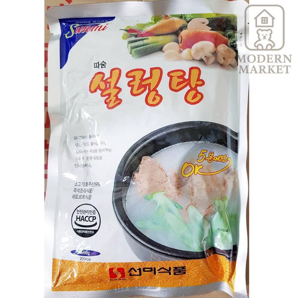 MD 설렁탕600gX5 캠핑요리밀키트 캠핑국물요리