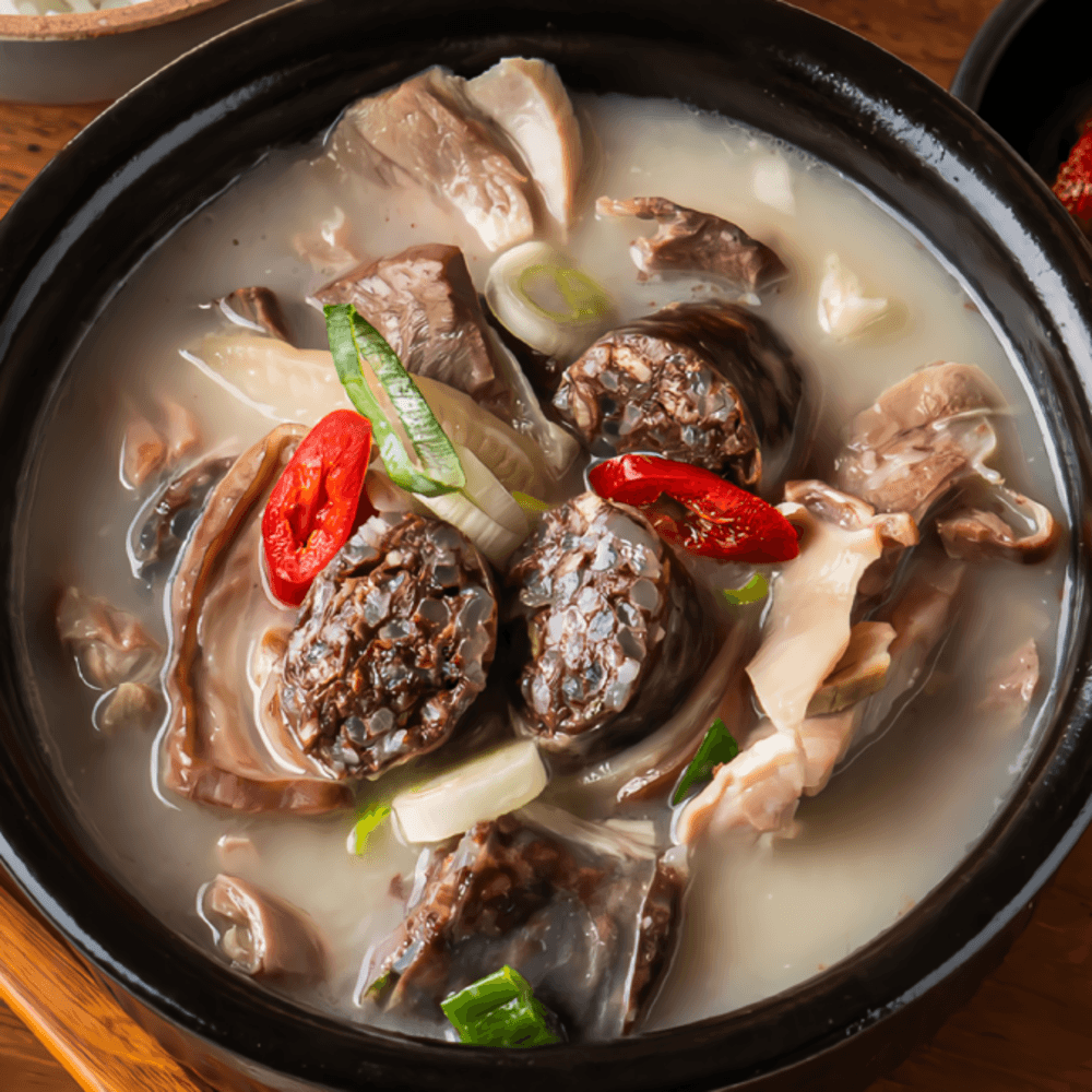 순대국밥 맛집 밀키트 고기 돼지 순댓국 650g 1팩