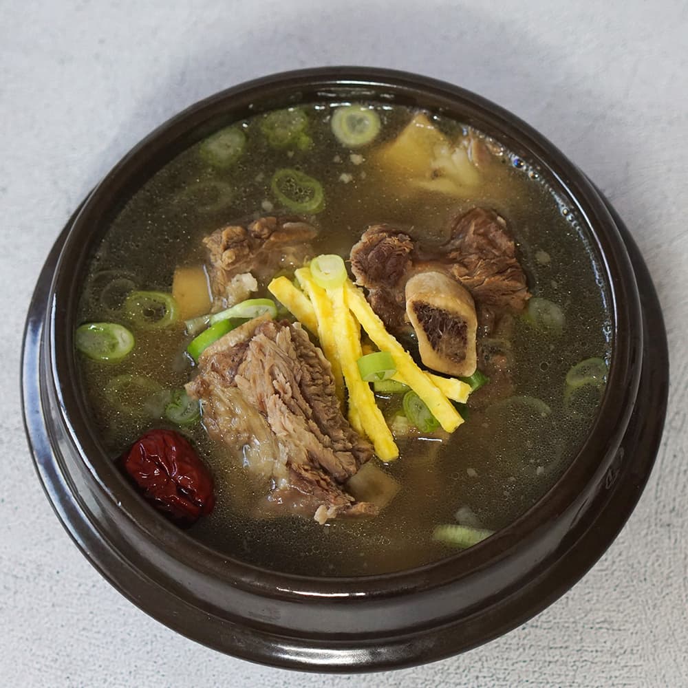 진한 사골 농축 갈비탕 400g 3팩 세트 간편식 즉석국 탕