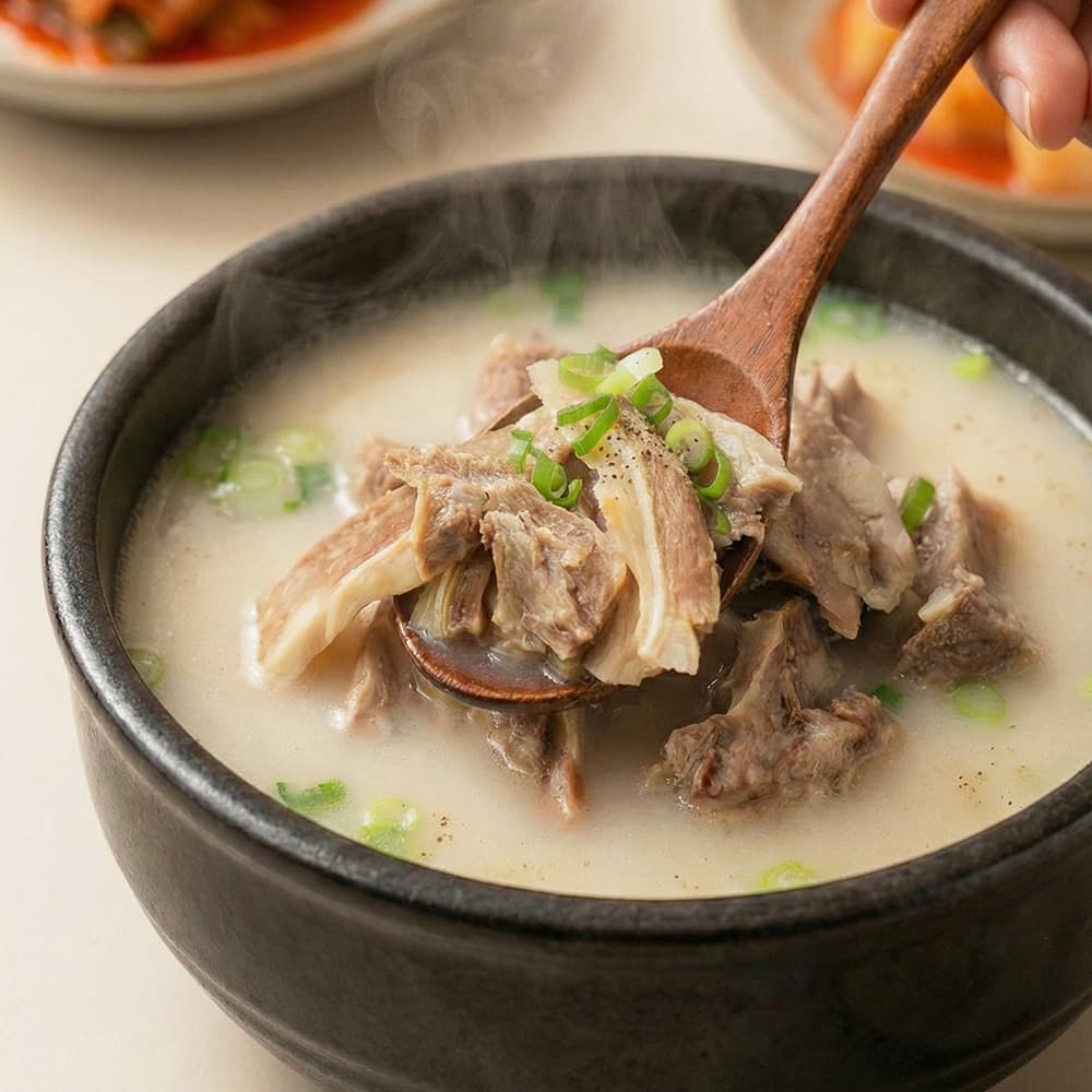 그곳에가면 HACCP 돼지 국밥 150g 진공 파우치 포장 1인분 밀키트 간편조리 캠핑요리