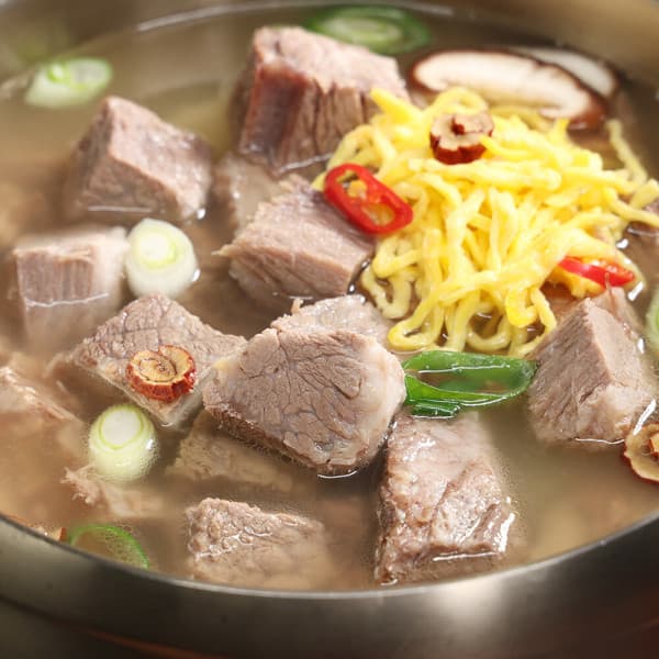 산똘배 순살 갈비탕 800g 6팩 뼈없는 국밥 밀키트 간편식 소갈비