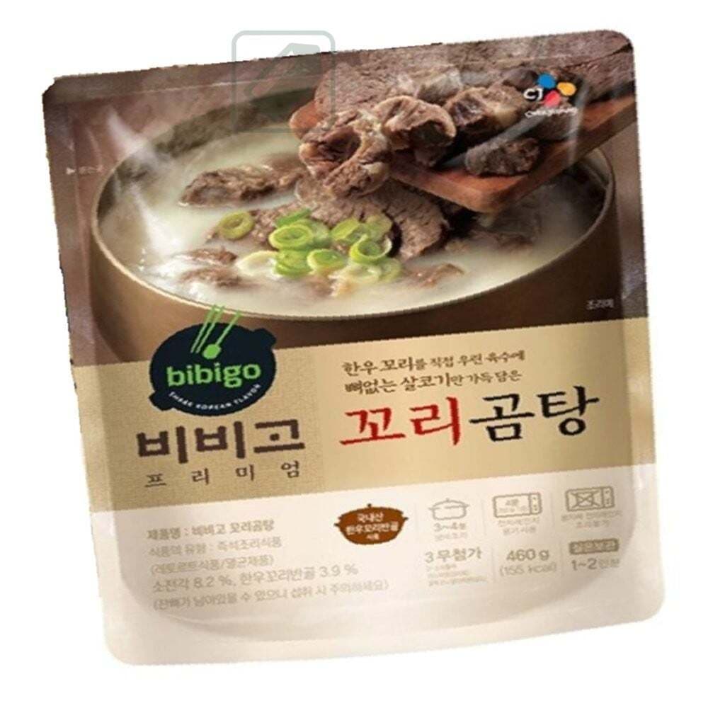 분필스 곰탕밀키트 국물식사 비비고 꼬리곰탕 460g 4개