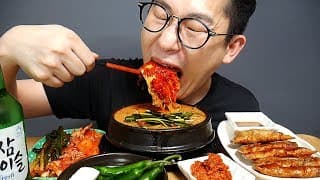 여름엔 국밥이라면서요~?요청하신 매운돼지국밥에 부꾸미 먹방! MUKBANG EATING SHOW