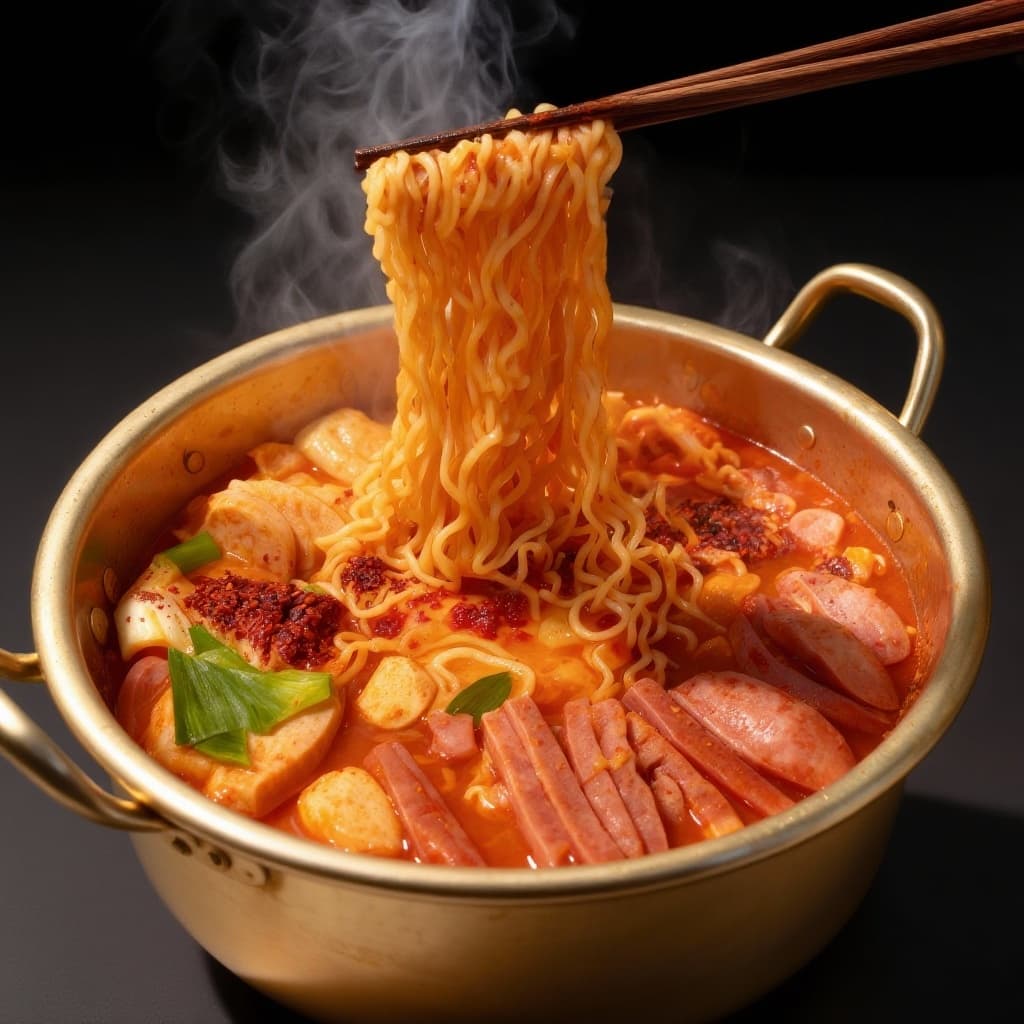 미가인 의정부식 송탄식 부대찌개 밀키트 송탄 의정부 2-3인분 730g 라면사리 포함