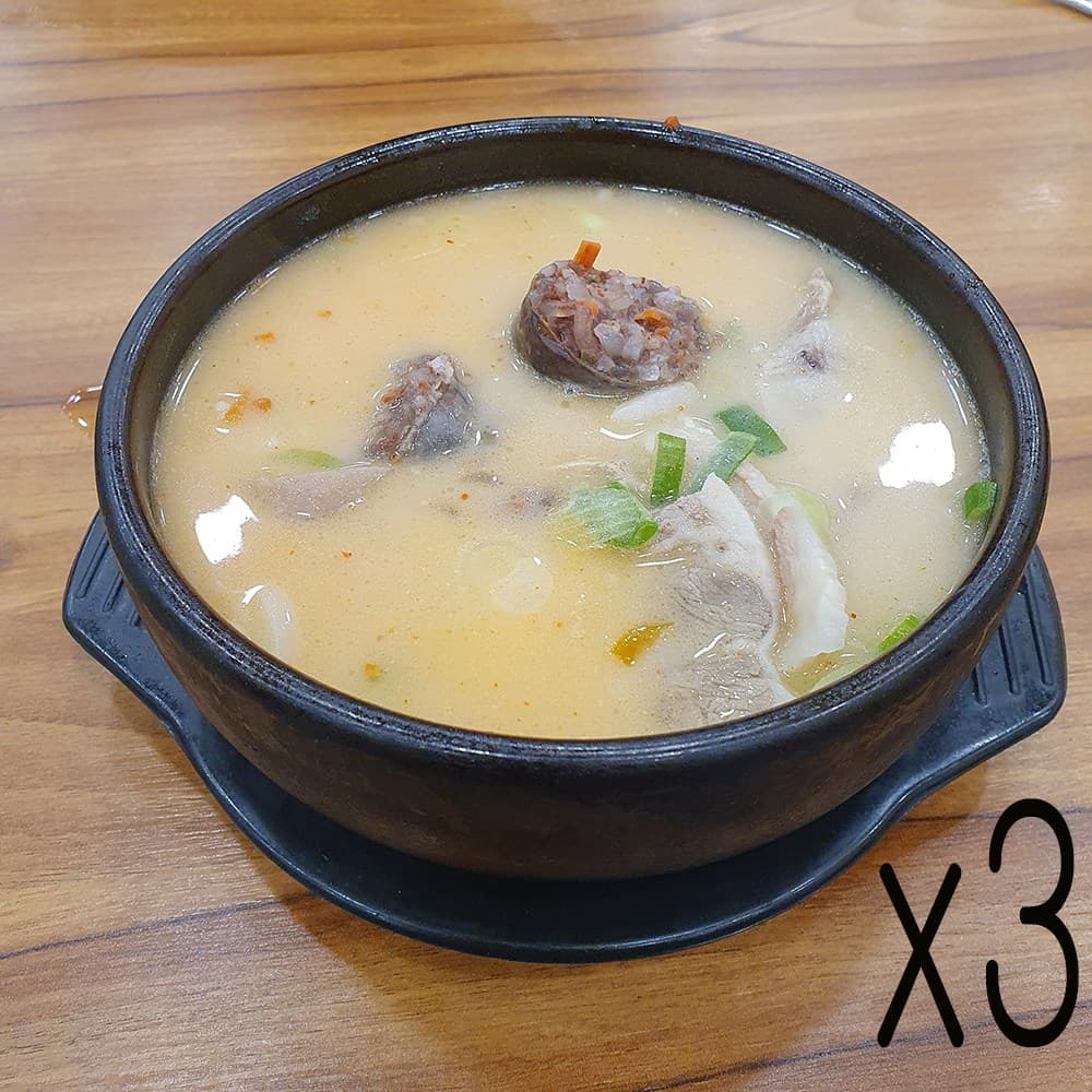 용가마 얼큰 순대국(특) 밀키트 순대 돼지 국밥 3개 700g