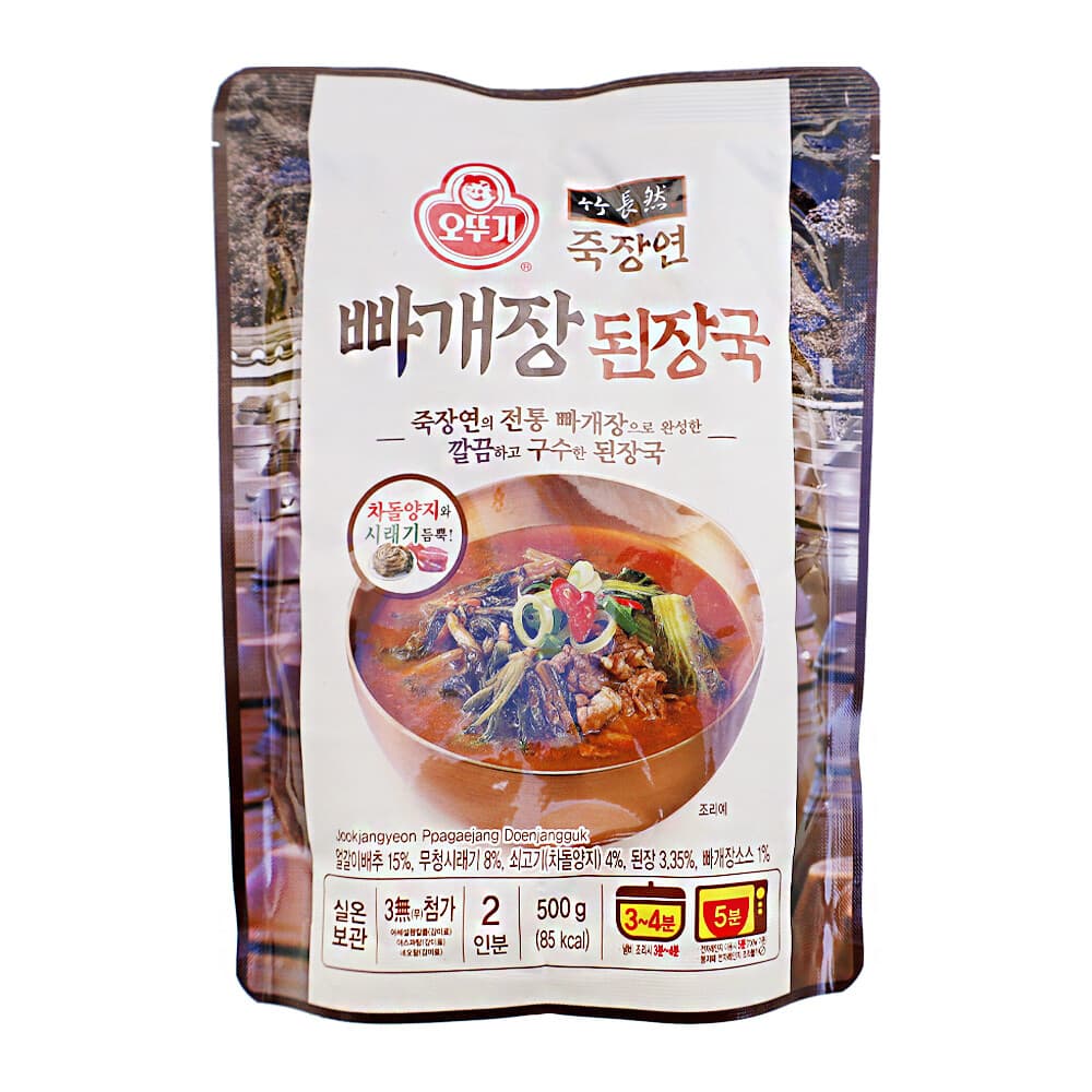 오뚜기 오뚜기 죽장연 빠개장 된장국 500g 1개 즉석국 즉석탕 간편식