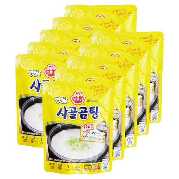 오뚜기 오뚜기 옛날 사골곰탕 350g10개 즉석국 즉석탕 간편식