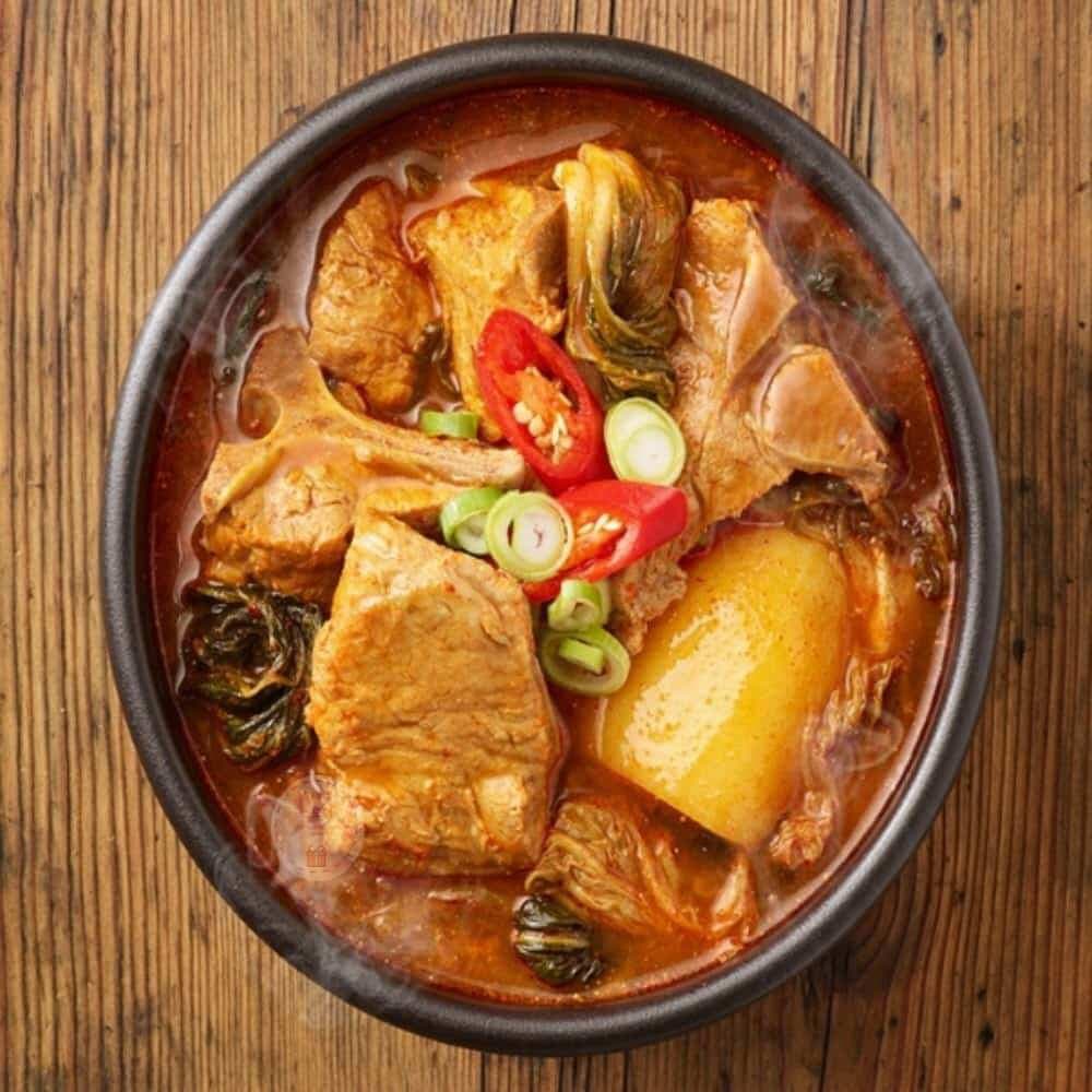 CR 감자탕 1KG 진한국물 해장 홈파티 밀키트