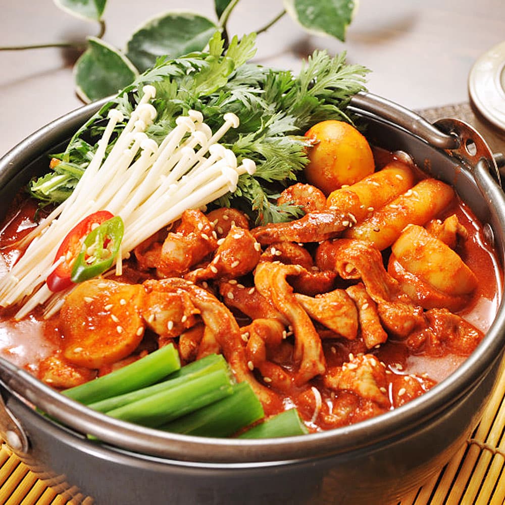 봉이닭짱 닭내장탕 700g 닭 내장 곱창 알집 밀키트 술안주