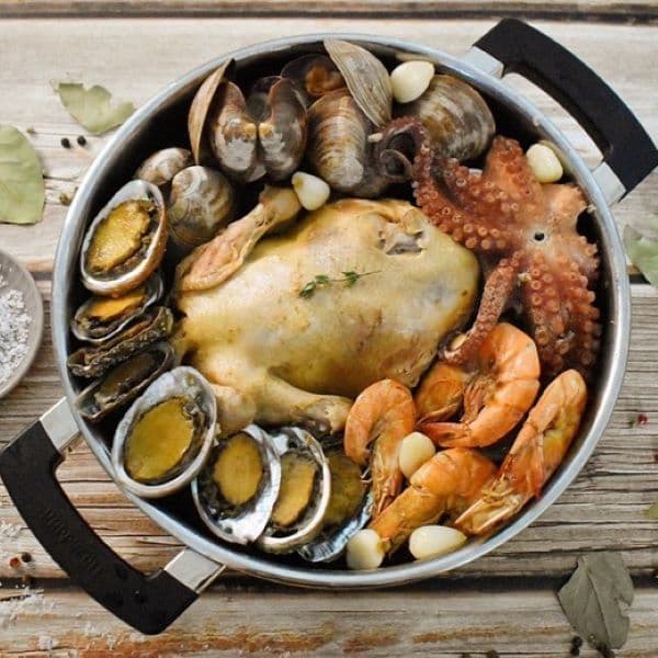 해담 해신탕 밀키트세트 (4인분) 신선한 명품 보양식 삼계탕 문어 몸보신 캠핑음식 간편요리