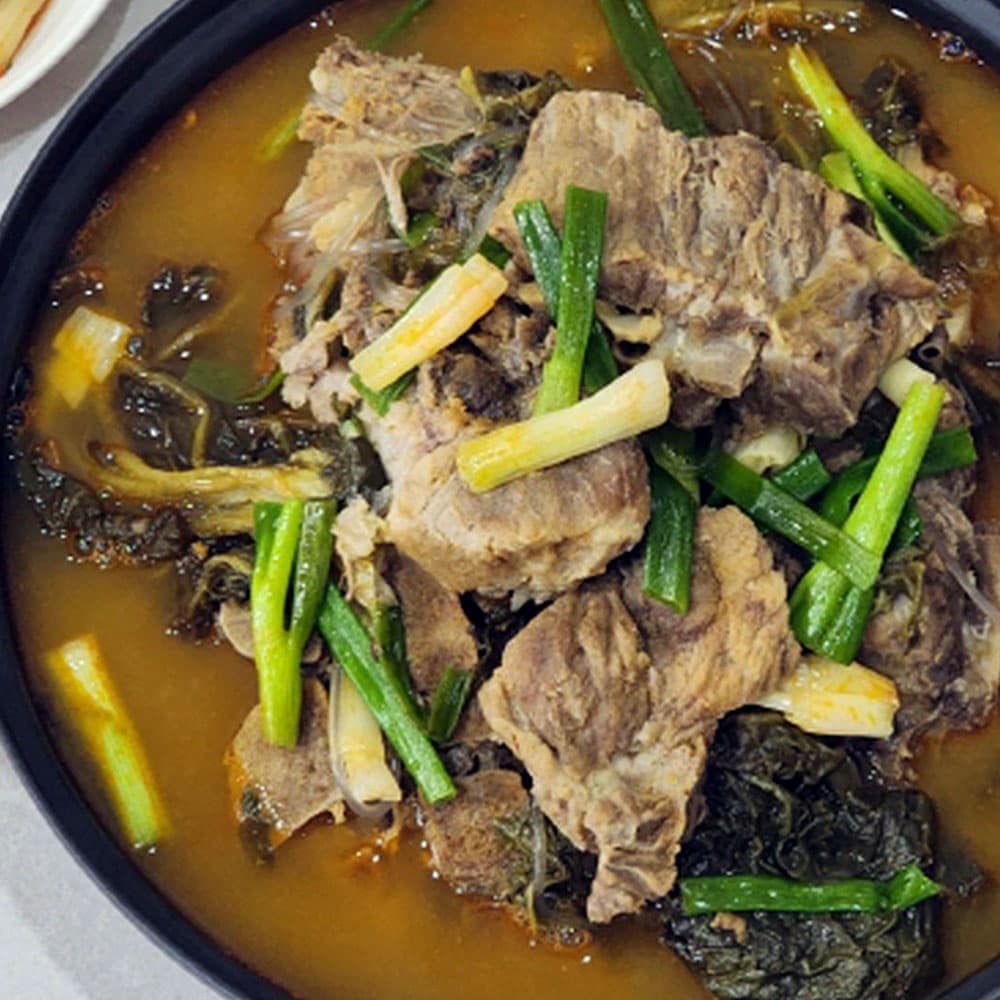 우거지 돼지 뼈 감자탕 우거지 감자탕 밀키트 뼈 해장국 밀키트 뼈다귀 감자탕 3kg 1개