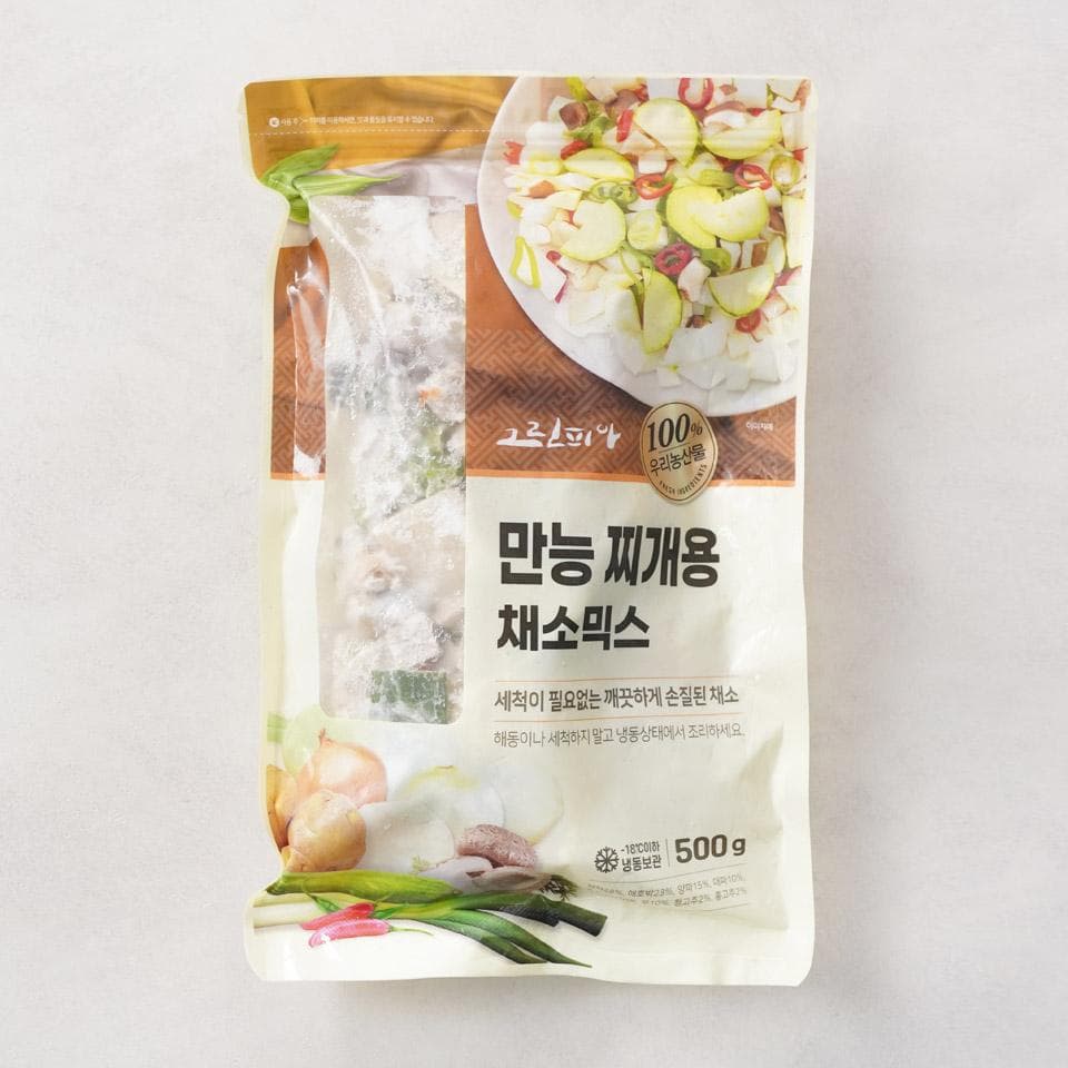 그린피아 냉동 만능 찌개용 채소믹스 500g, 1개