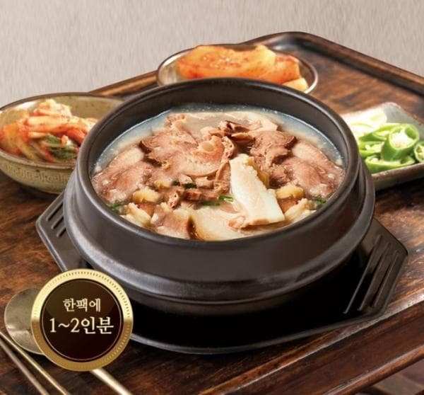 강원도 돼지국밥 600g 2인분 고기국밥맛집 밀키트 캠핑음식 1개