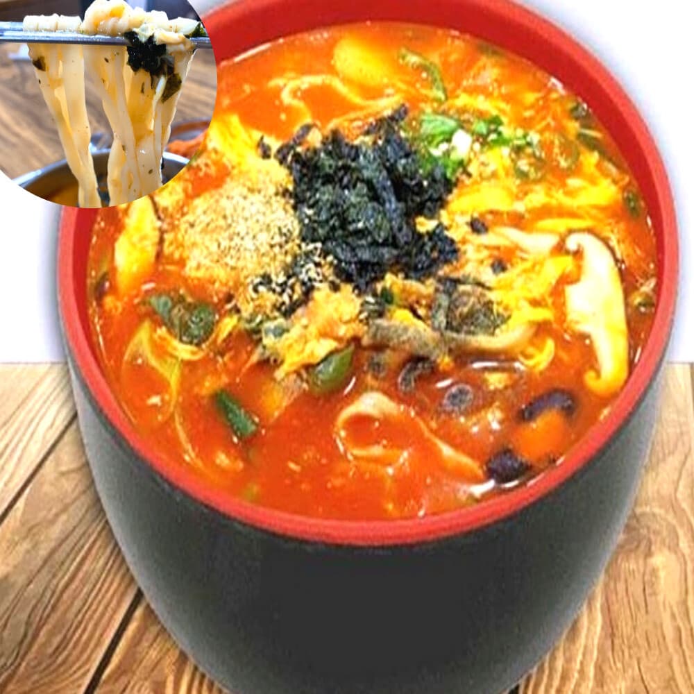 얼큰 새뱅이 장칼국수 밀키트